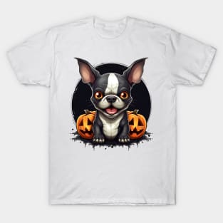 Halloween Boston Terrier Dog #2 T-Shirt